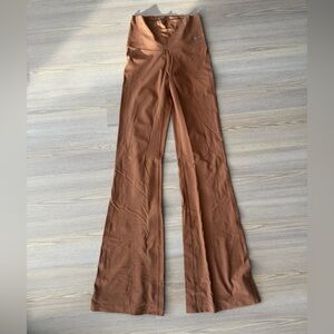 Nike Zenvy flared ribbed yoga leggings: size small